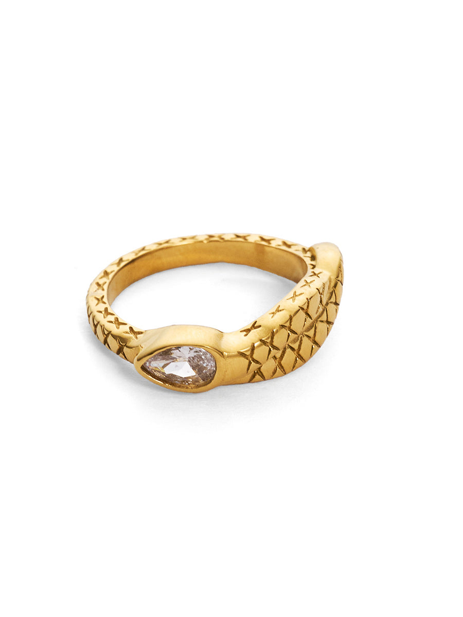 Stylish Affordable-Luxury Serpent Ring