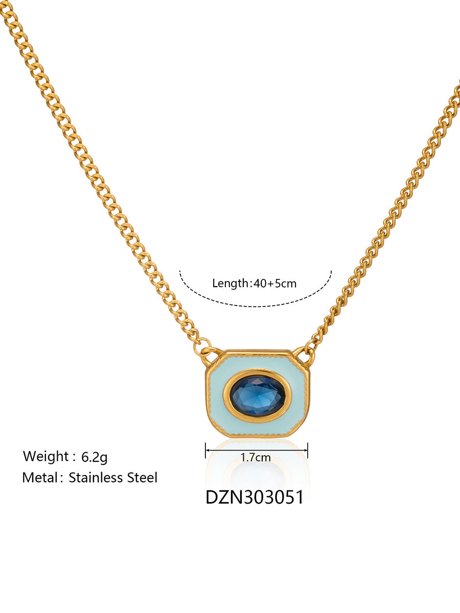 Affordable Luxury Cat Eye Pendant Necklace